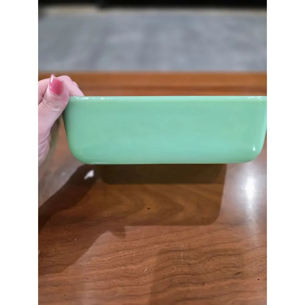 Vintage Fire King Jadeite loaf pan Baking